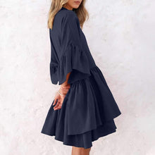 Afbeelding in Gallery-weergave laden, "Kourtney" Designer-Rüschen-Kleid
