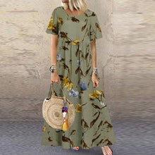 Afbeelding in Gallery-weergave laden, "Zea" Designer-Maxikleid
