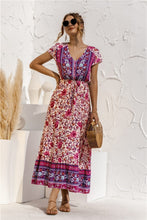Afbeelding in Gallery-weergave laden, "Florella" Designer-Boho-Kleid

