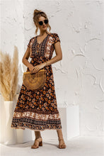Afbeelding in Gallery-weergave laden, "Florella" Designer-Boho-Kleid
