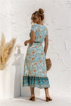 Afbeelding in Gallery-weergave laden, "Florella" Designer-Boho-Kleid
