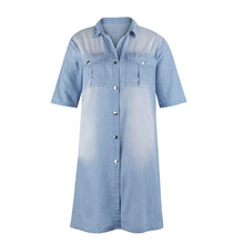 Afbeelding in Gallery-weergave laden, "Vittoria" Designer-Denim-Kleid
