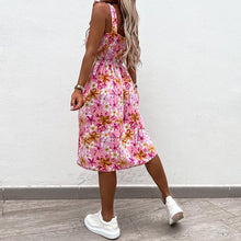 Afbeelding in Gallery-weergave laden, "Mirella" Designer-Kleid mit Blumenmuster

