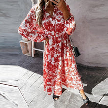 Afbeelding in Gallery-weergave laden, "Rita" Designer-Kleid mit Blumendruck
