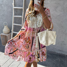 Afbeelding in Gallery-weergave laden, "Leyla" Boho-Kleid
