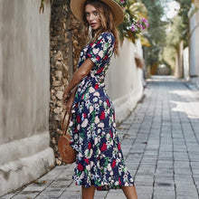 Afbeelding in Gallery-weergave laden, &quot;Anja&quot; Designer-Boho-Kleid
