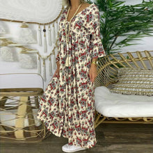 Afbeelding in Gallery-weergave laden, "Narella" Boho-Maxi-Kleid

