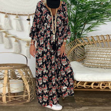 Afbeelding in Gallery-weergave laden, "Narella" Boho-Maxi-Kleid

