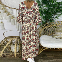 Afbeelding in Gallery-weergave laden, "Narella" Boho-Maxi-Kleid
