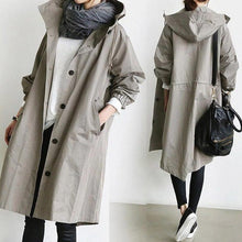 Afbeelding in Gallery-weergave laden, "Monika" Lange Windbreaker Jas
