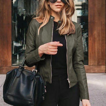 Afbeelding in Gallery-weergave laden, "Marta" Stylische Lederjacke
