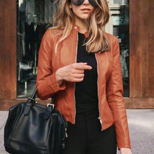 Afbeelding in Gallery-weergave laden, "Marta" Stylische Lederjacke
