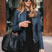 Afbeelding in Gallery-weergave laden, "Marta" Stylische Lederjacke
