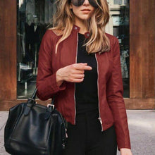 Afbeelding in Gallery-weergave laden, "Marta" Stylische Lederjacke
