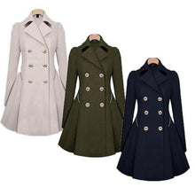 Afbeelding in Gallery-weergave laden, "Lilien" Stillvoller Trenchcoat

