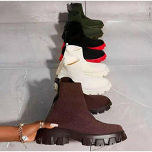 Afbeelding in Gallery-weergave laden, &quot;Angela&quot; Modische Plateaustiefel

