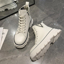 Afbeelding in Gallery-weergave laden, "Romina" Bottes à lacets stylées
