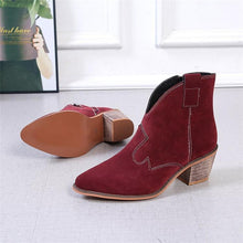 Afbeelding in Gallery-weergave laden, "Jane" Lässige Cowgirl Stiefeletten
