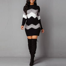 Afbeelding in Gallery-weergave laden, &quot;Kim&quot; Elegantes Strickkleid
