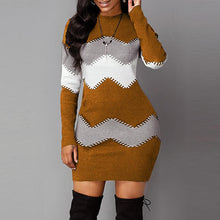 Afbeelding in Gallery-weergave laden, &quot;Kim&quot; Elegantes Strickkleid
