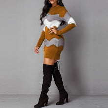 Afbeelding in Gallery-weergave laden, &quot;Kim&quot; Elegantes Strickkleid
