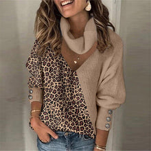 Afbeelding in Gallery-weergave laden, "Britta" Pullover mit Leopardenmuster
