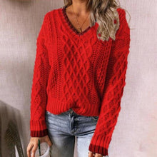 Afbeelding in Gallery-weergave laden, "Paulina" Lässiger Strickpullover
