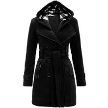 Afbeelding in Gallery-weergave laden, "Kathrin" Trenchcoat mit Kapuze
