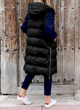 Afbeelding in Gallery-weergave laden, "Lola" Gilet d'hiver décontracté avec capuche
