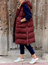 Afbeelding in Gallery-weergave laden, "Lola" Gilet d'hiver décontracté avec capuche
