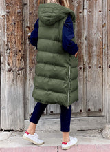 Afbeelding in Gallery-weergave laden, "Lola" Gilet d'hiver décontracté avec capuche
