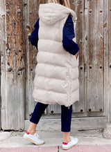 Afbeelding in Gallery-weergave laden, "Lola" Gilet d'hiver décontracté avec capuche
