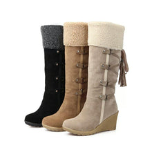 Afbeelding in Gallery-weergave laden, "Sisley" Winter-Plateau-Stiefel
