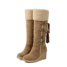 Afbeelding in Gallery-weergave laden, "Sisley" Winter-Plateau-Stiefel
