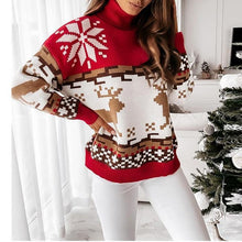 Afbeelding in Gallery-weergave laden, "Christina" Rollkragenpullover mit Weihnachtsdeko
