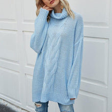 Afbeelding in Gallery-weergave laden, "Evelyn" Oversize Rollkragen-Strickpullover
