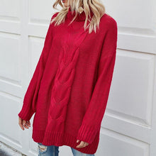 Afbeelding in Gallery-weergave laden, "Evelyn" Oversize Rollkragen-Strickpullover
